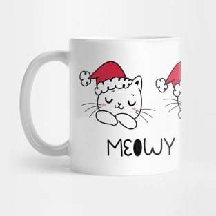 Meowy Christmas Mug